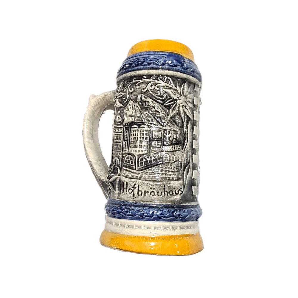 Frauenkirche Hofbrauhaus Germany German Beer Stein Handle Bar Brew Mug Ceramic